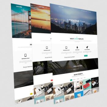 JL Lucian - One Page Joomla Template